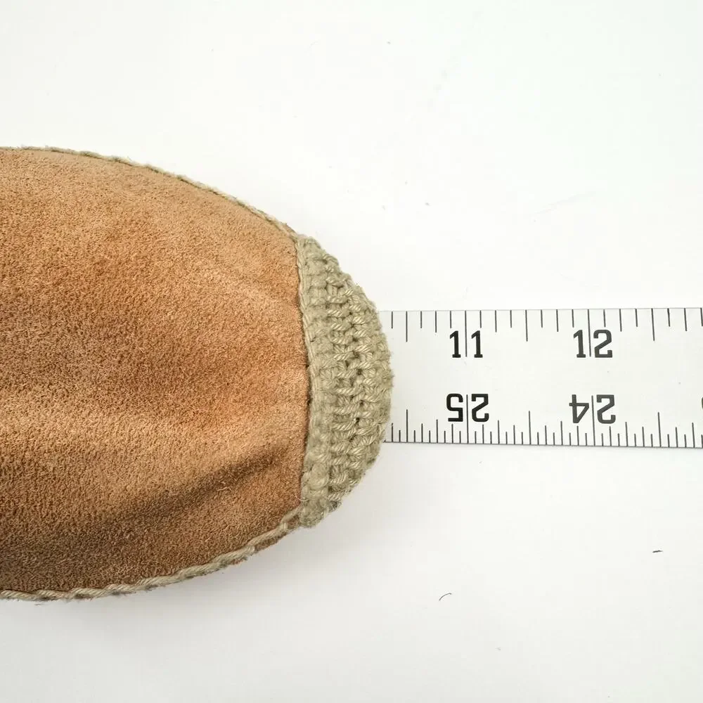 maypol Pink Suede Leather Espadrille Flats Sz‎ 8 Lightweight Soft Comfort Boho